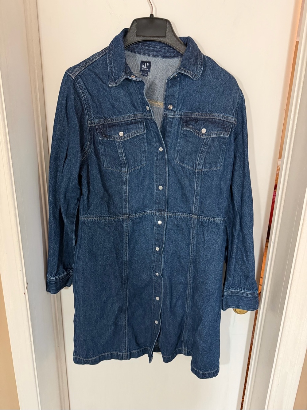 GAP Indigo Denim Shirtdress